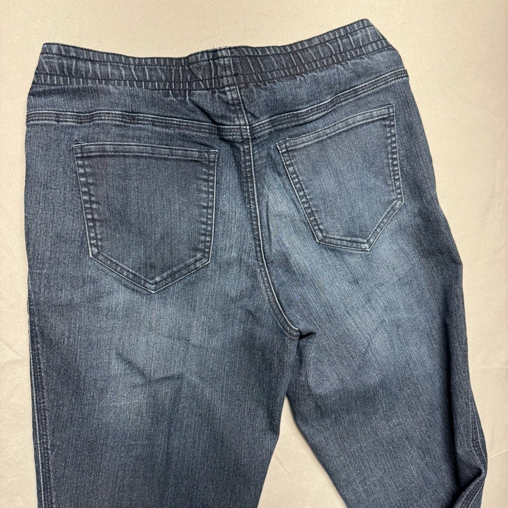 Chico’s Platinum Jeans Dark wash Size 0.5 Bootcut Elastic Waist - Picture 3 of 7
